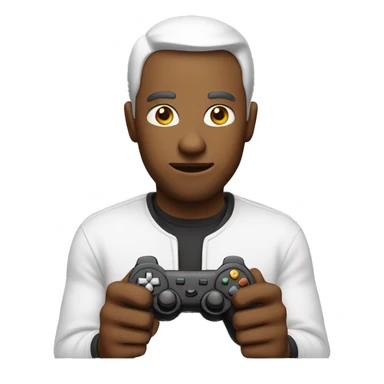 man play video games sticker