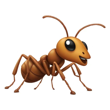 Ant going fast  sticker