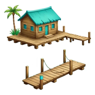 lagoon with dock sticker