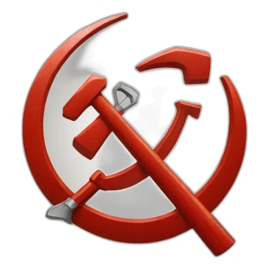 hammer and sickle sticker