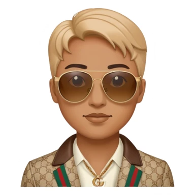 ￼ fly with Gucci sunglasses sticker