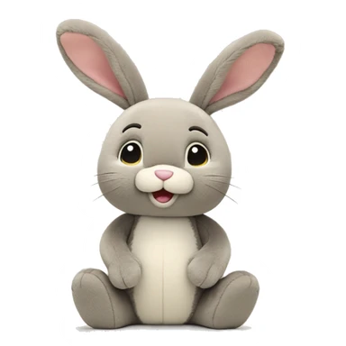  Cute bashful bunny jellycat sticker