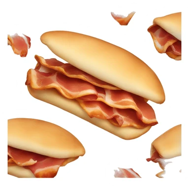 bacon naan roll sticker