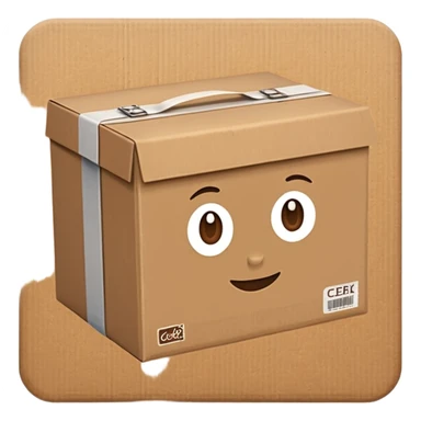 delivery case with the inscription CDEK sticker