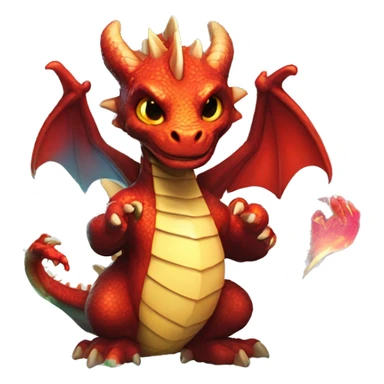 A dragon holding a hand of magic the gathering cards sticker