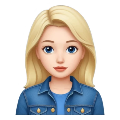 nighttime beauty in denim sticker