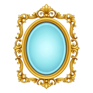 Golden mirror – Fancy frame, glowing

































 sticker
