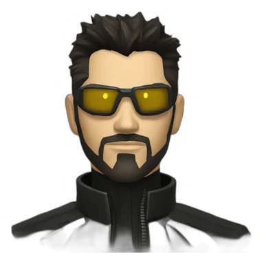 deus ex adam jensen sticker