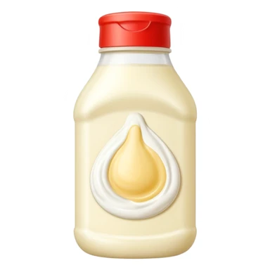 Bottle of Mayonnaise sticker
