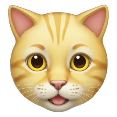 yellow cat emoji sticker