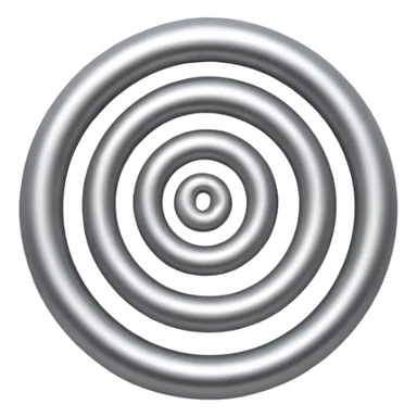 A simple spiral logo sticker