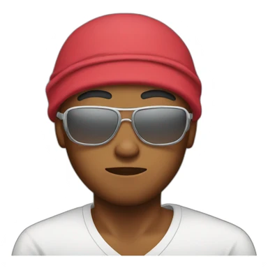 Gangster with durag sticker