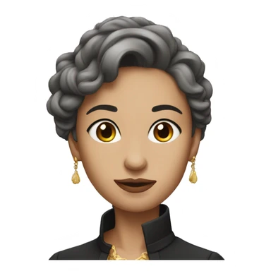 elegance of a solitary beauty sticker