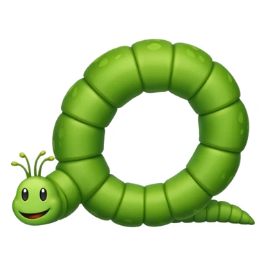 Inchworm with arch sticker