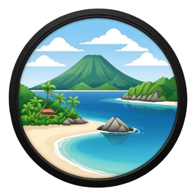 GAMBAR PULAU SUMATERA NEGARA INDONESIA sticker