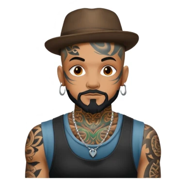 tattooed folk tattoo artist eccentric sticker