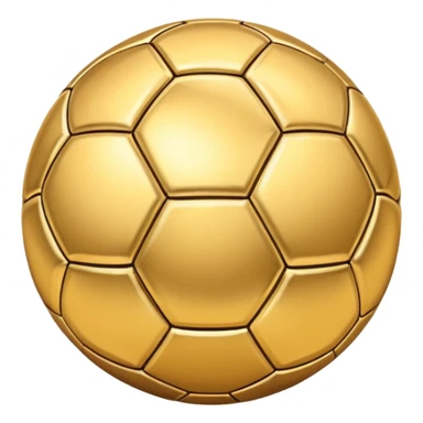Golden soccer ball  sticker