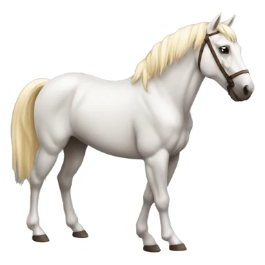 O cavalo no cavalo sticker