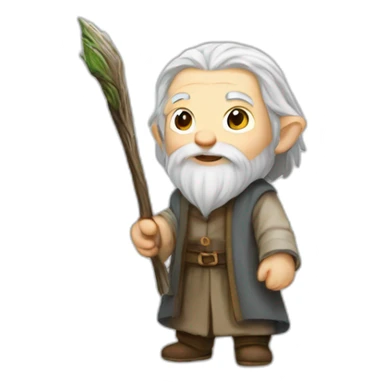 gandolf-baby sticker