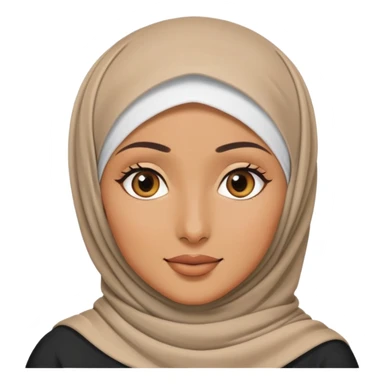 avatar femme hijab sticker