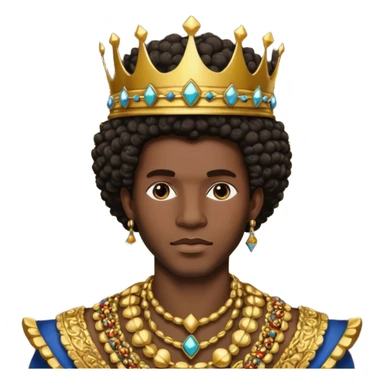 Afro prince sticker