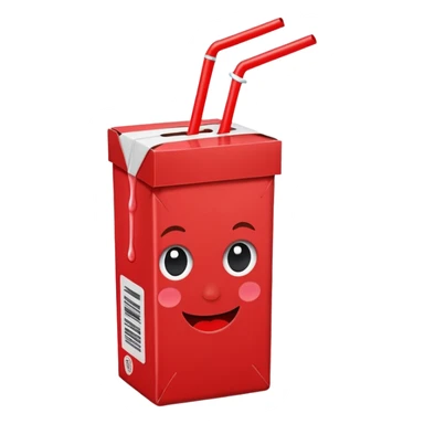 juice box RED sticker