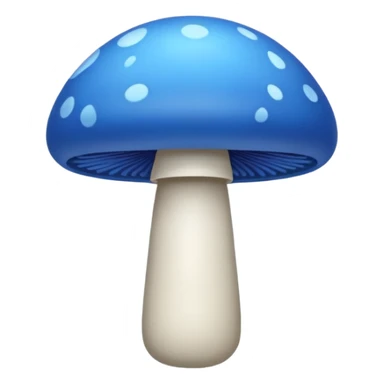blue magic mushroom  sticker