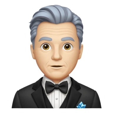 The Wizard from the Wizard of Oz with suit with bow tie sticker