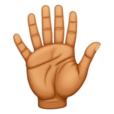 strong veiny closed hand sticker