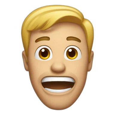 Man surprised sticker