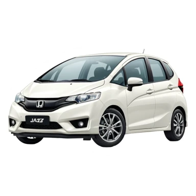 honda jazz ge mc rs white colour sticker