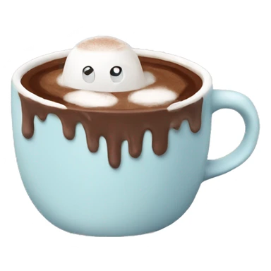 Hot chocolate mugs sticker