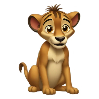 On attend Timon sticker