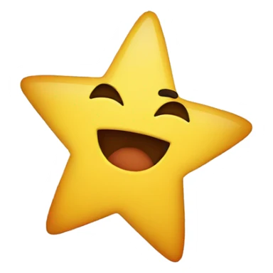 star cutted half sticker