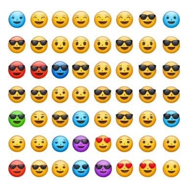 Some emojis different types sticker