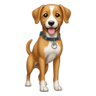 chien en salopette sticker