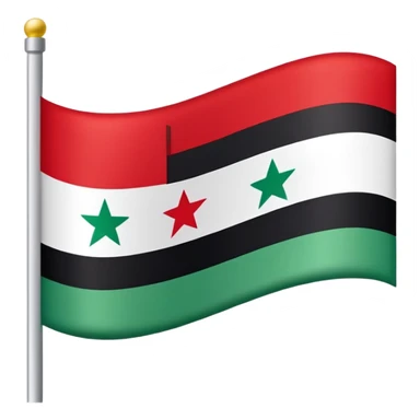 The new Syrian flag sticker