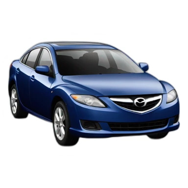 2009 Mazda 6 (Dark Blue) sticker