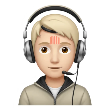 podcast listening sticker