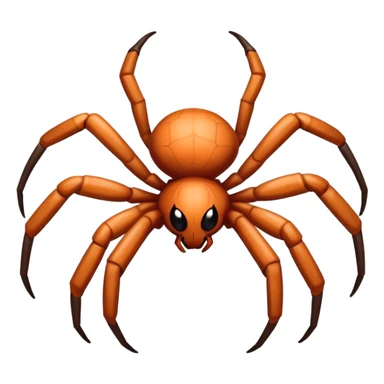 Human hands of a spider instead of legs sticker