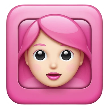 Pink FaceTime App icon  sticker