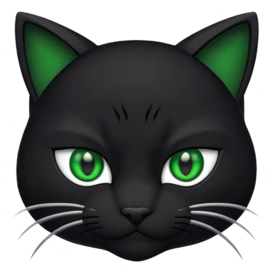 Gato ninja cara sticker