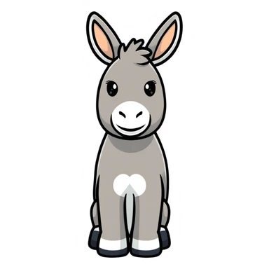 Donkey from Shrek movie sticker