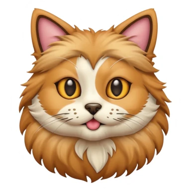 cat and dog one body sticker