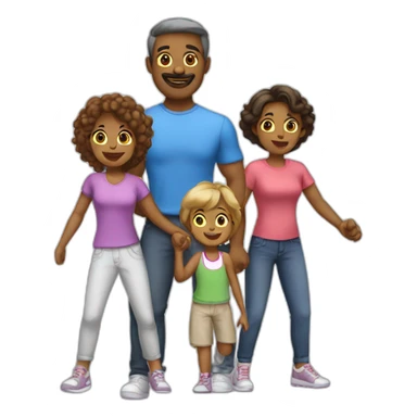 family physical games sticker
