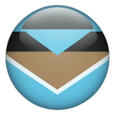 Botswana Flag sticker