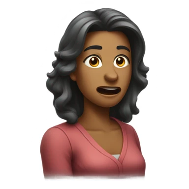 Woman who Slap a man  sticker