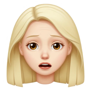 women bawling her eyes out sticker