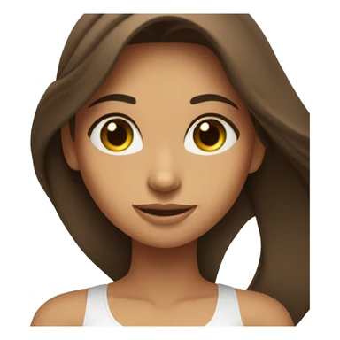 Tanned brunette with blue eyes doing yoga sticker