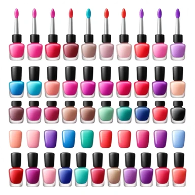 Emojis para nail artists sticker